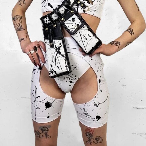 Splattered High Waisted Knicker - Picture 1 of 1